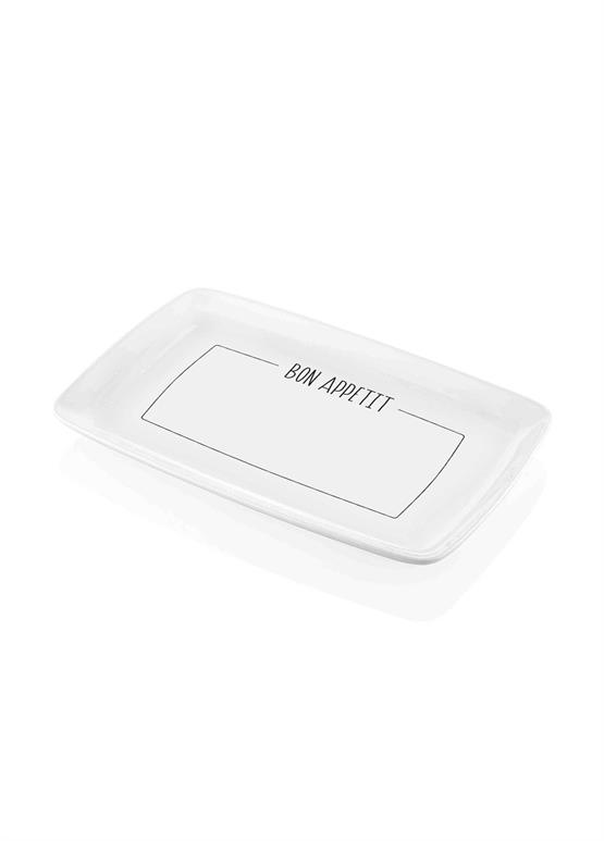 The Mia Daily Tunes Dikdörtgen Servis - 34x25cm DLY007