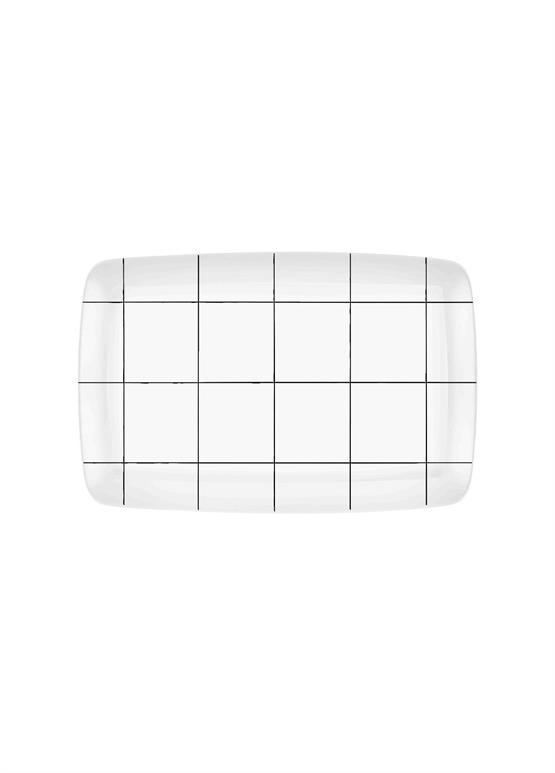 The Mia Daily Tunes Dikdörtgen Servis - 34x25cm DLY008