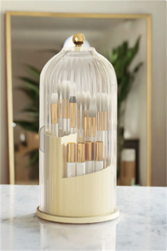 Decorev Makyaj Kozmetik Sürgülü Banyo Düzenleyici Makyaj Fırçası Organizer