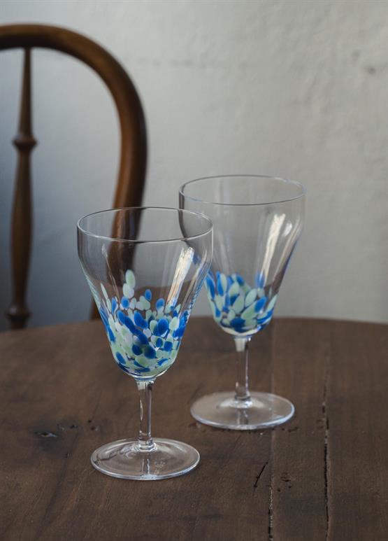 The Mia El Boyaması Şarap Kadehi 300 ml