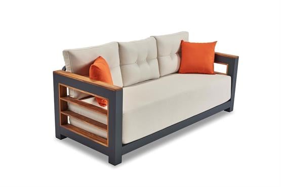 Erinöz Larix Alüminyum Bahçe Oturma Grubu