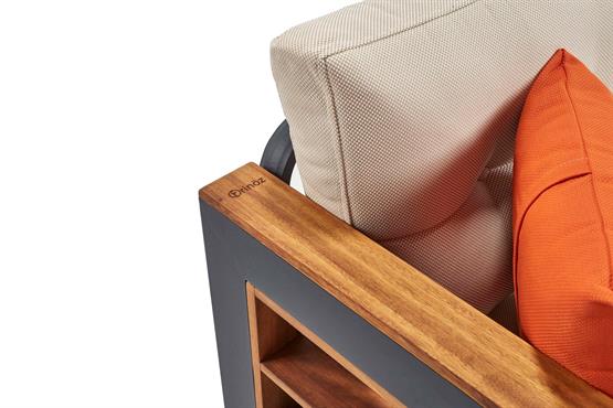 Erinöz Larix Alüminyum Bahçe Oturma Grubu