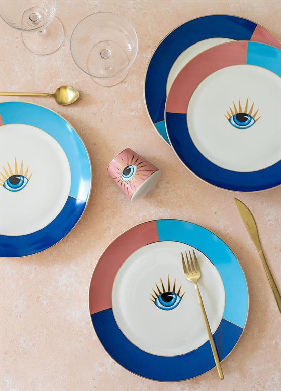 The Mia Eye Servis Tabağı 6 Kişilik