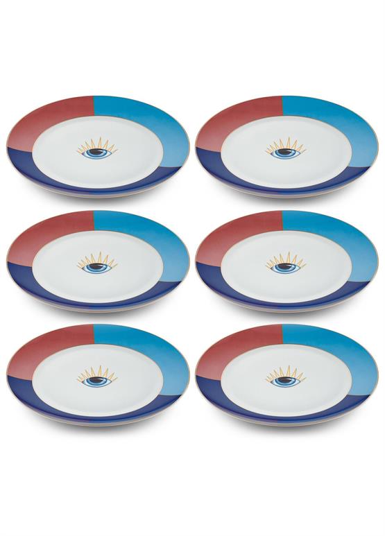 The Mia Eye Servis Tabağı 6 Kişilik