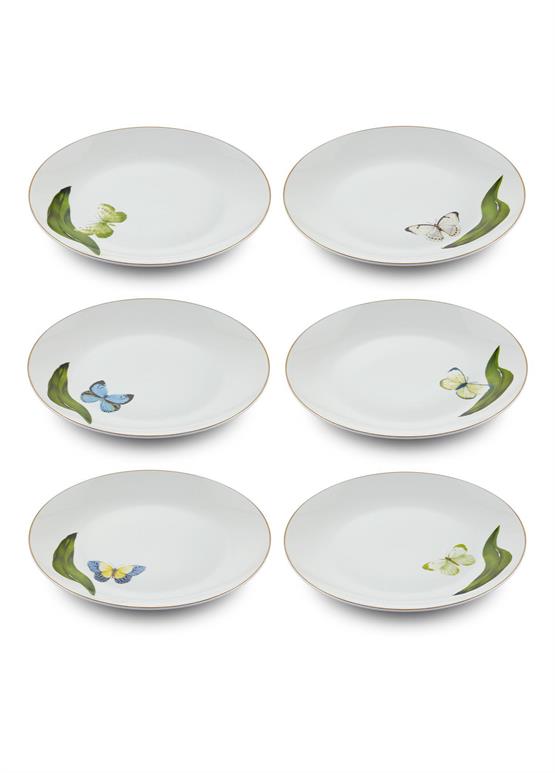 The Mia Folium Pasta Tabağı 6 Kişilik