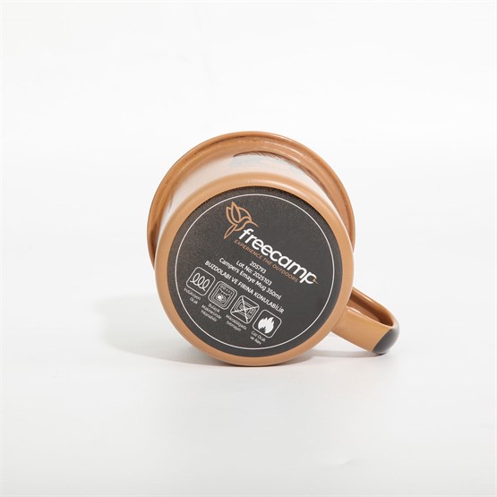 FreeCamp Campers Emaye Mug 350ml-BEJ