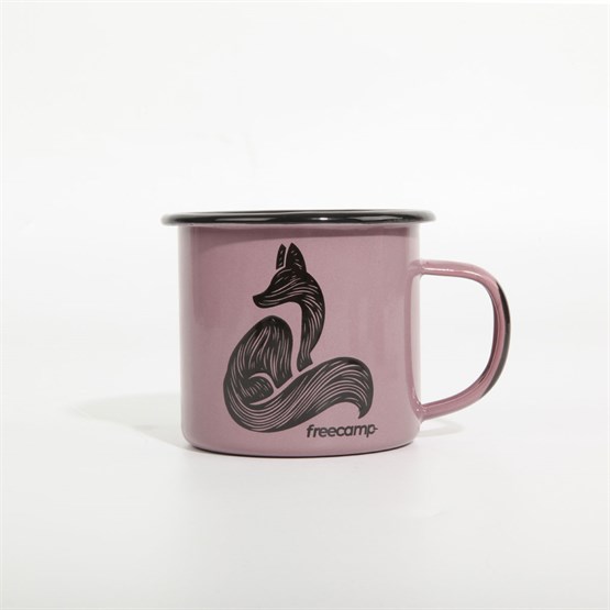 FreeCamp Campers Emaye Mug 350ml-LİLA