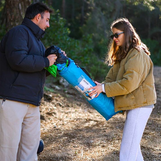 FreeCamp Inventor 4 Kişilik Otomatik Çadır-MAVİ-YEŞİL