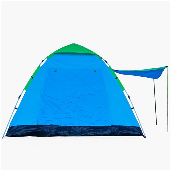 FreeCamp Inventor 4 Kişilik Otomatik Çadır-MAVİ-YEŞİL