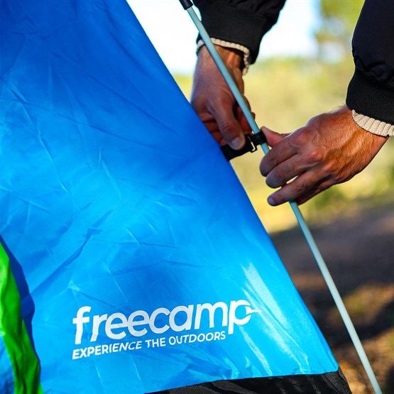 FreeCamp Inventor 4 Kişilik Otomatik Çadır-MAVİ-YEŞİL