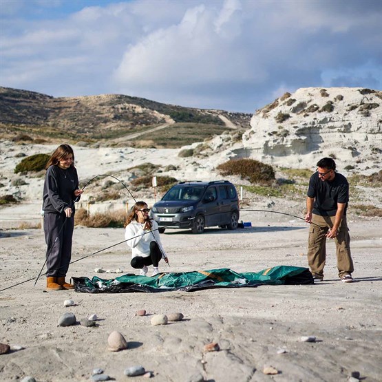 FreeCamp Monodome Plus 4 Kişilik Kamp Çadırı-YEŞİL