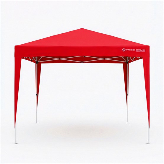 FreeCamp Sevilla AND1024 300x300cm Polyester Otomatik Tente-KIRMIZI