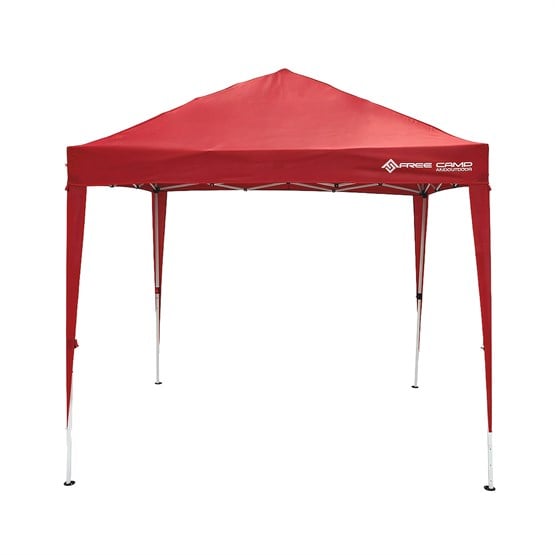 FreeCamp Soria AND1025 240x240cm Pe Otomatik Tente-KIRMIZI