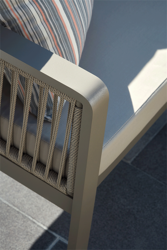 Erinöz Genova Bahçe Balkon Oturma Grubu 2+1+1+S