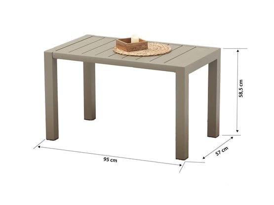Erinöz Genova Yüksek Sehpa - Cappuccino