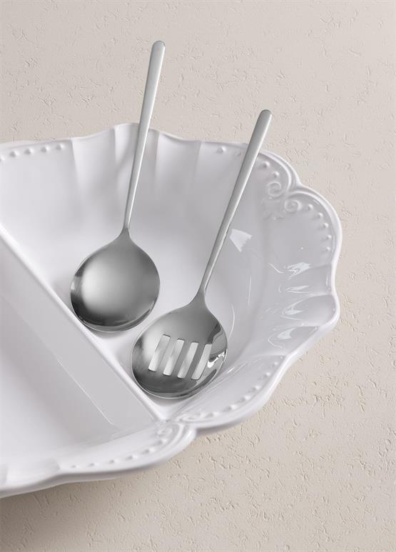 The Mia Giallo Servis Seti Gümüş 2 Parça