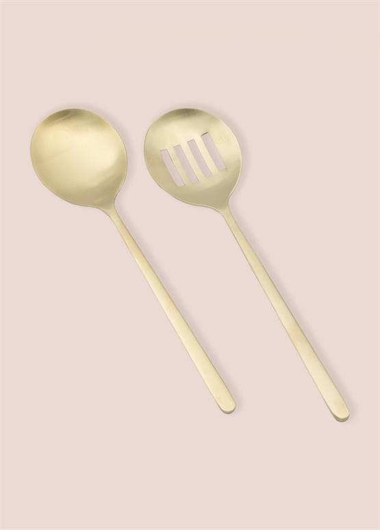 The Mia Giallo Servis Seti Şampanya Gold 2 Parça