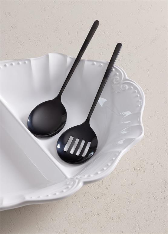 The Mia Giallo Servis Seti Siyah 2 Parça