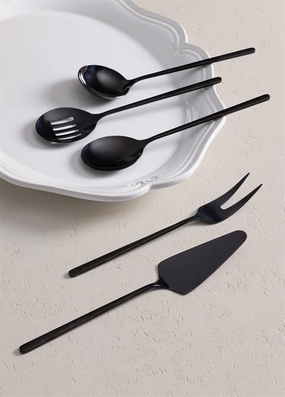 The Mia Giallo Servis Seti Siyah 5 Parça