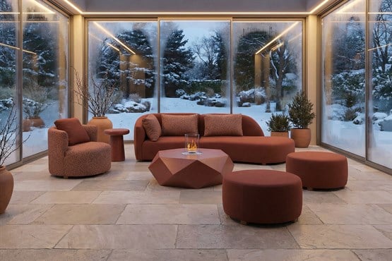 Erinöz Giza 3+1+Puf+ Sehpa Döşeme Köşe Takımı