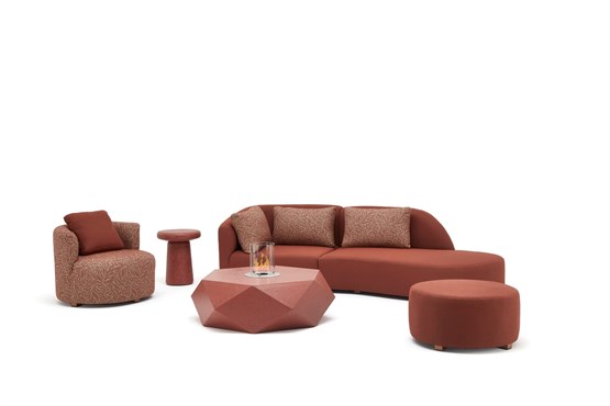 Erinöz Giza 3+1+Puf+ Sehpa Döşeme Köşe Takımı