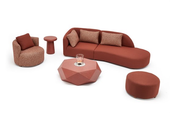 Erinöz Giza 3+1+Puf+ Sehpa Döşeme Köşe Takımı