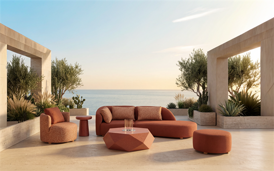 Erinöz Giza 3+1+Puf+ Sehpa Döşeme Köşe Takımı