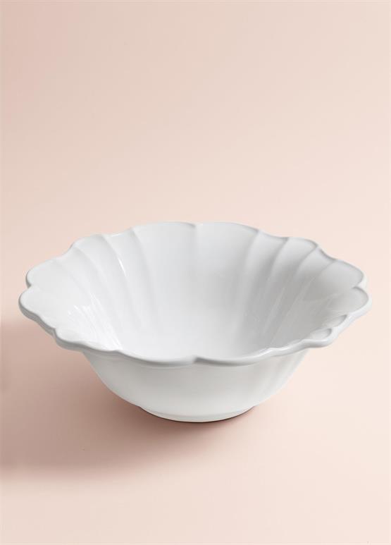 The Mia Grande Salata Kasesi Beyaz 28x10 cm GRD0010
