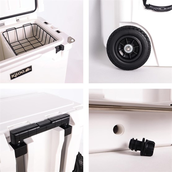 IGLOO Ultima 60 Qt Tekerlekli RotoMold Buzluk 57 Litre