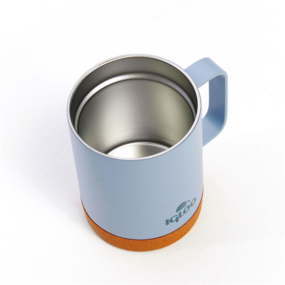 Igloo Cork Mug 350ml-DUMAN MAVİ
