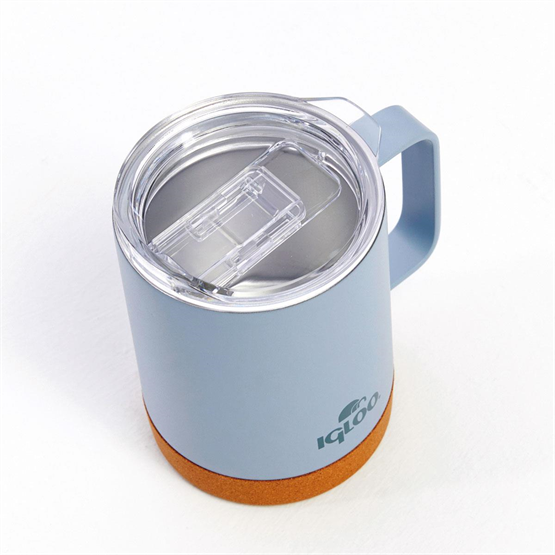 Igloo Cork Mug 350ml-DUMAN MAVİ