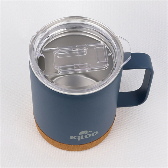 Igloo Cork Mug 350ml-MAVİ