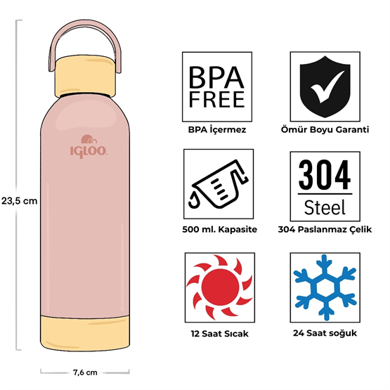 Igloo Hydrate Pro Termos 500ml-SOMON