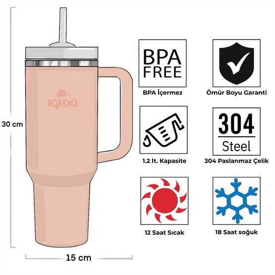 Igloo Stadler Thermo-Mug 1.2 Litre-SOMON