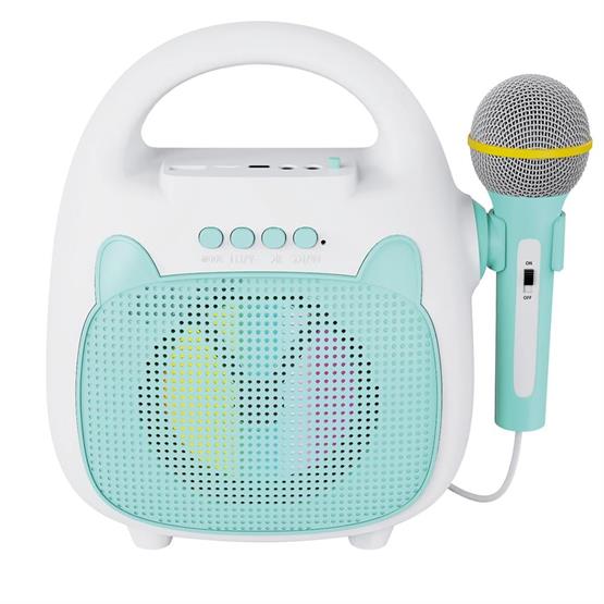 Jwin BK-420 Mikrofonlu Karaoke Hoparlör - Turkuaz