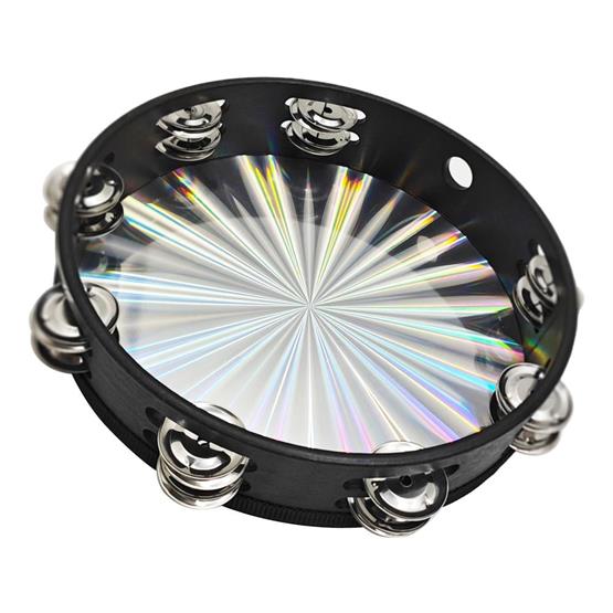 Jwin JDF-2505 Ahşap-Yansıtıcılı Parlak Plastik Tef Metal Zilli (25cm) Orff - Ritim Aleti