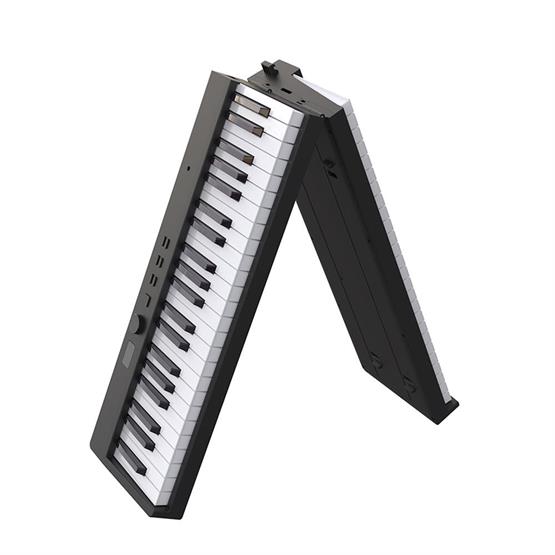 Jwin JDP-8830 Tuş Hassasiyetli Katlanabilir Bluetooth + Şarjlı Piyano - Siyah