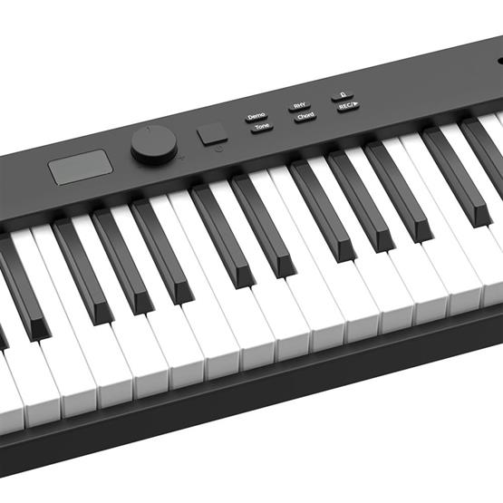 Jwin JDP-8830 Tuş Hassasiyetli Katlanabilir Bluetooth + Şarjlı Piyano - Siyah