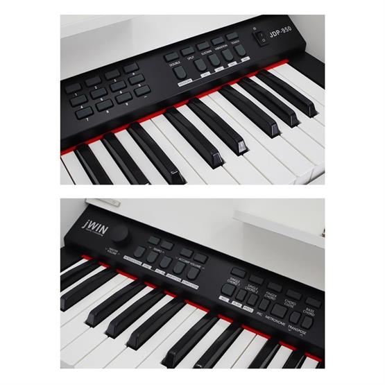 Jwin JDP-950 Tuş Hassasiyetli 61 Tuşlu Dijital Piyano - Beyaz
