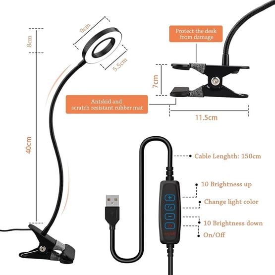 Jwin MB-500  Ledli Masa Büyüteç