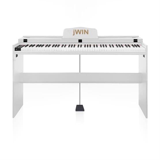 Jwin SDP-92 Tuş Hassasiyetli 88 Tuşlu Kapaklı Dijital Piyano - Beyaz