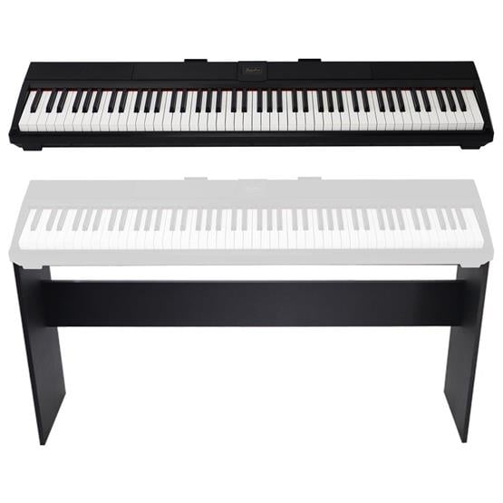 Jwin Sapphire SDP-110 Çekiç Aksiyonlu 88 Tuşlu Dijital Piyano + Tabure - Siyah