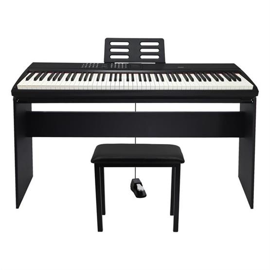 Jwin Sapphire SDP-112 Çekiç Aksiyonlu 88 Tuşlu Dijital Piyano Taşıma Çantası Hediyeli + Tabure