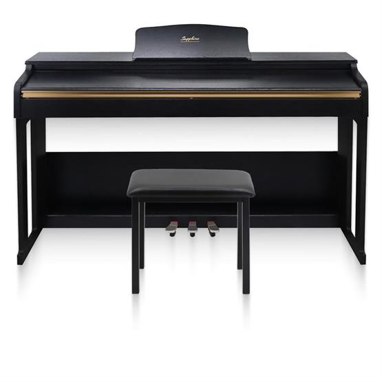 Jwin Sapphire SDP-214 Çekiç Aksiyonlu 88 Tuşlu Dijital Piyano + Tabure - Siyah