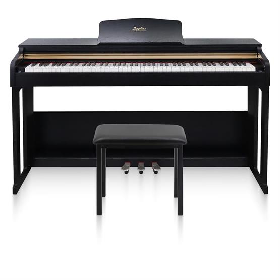 Jwin Sapphire SDP-214 Çekiç Aksiyonlu 88 Tuşlu Dijital Piyano + Tabure - Siyah