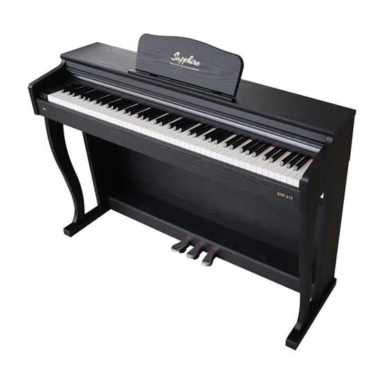 Jwin Sapphire SDP-215 Çekiç Aksiyonlu 88 Tuşlu Dijital Piyano + Tabure - Siyah