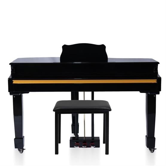 Jwin Sapphire SDP-700 Çekiç Aksiyonlu 88 Tuşlu Kuyruklu Dijital Piyano + Tabure - Siyah