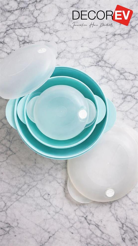 Kapaklı Çok Amaçlı Saklama Kabı Seti – Mikrodalga Ve Buzlukta Kullanıma Uygun, Sızdırmaz Tasarım