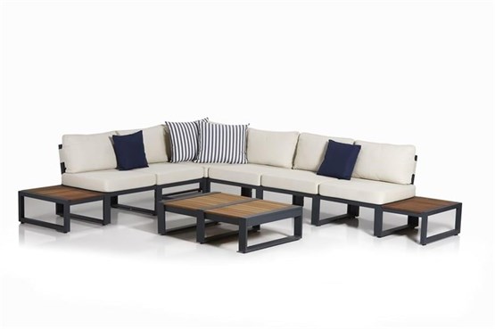 Erinöz Lapuerta Alüminyum Bahçe Balkon Köşe Takımı