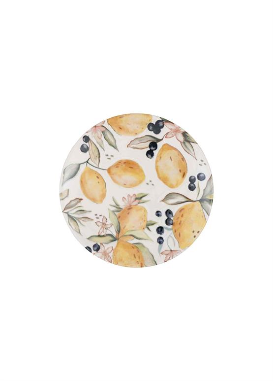 The Mia Limoncello Pasta Tabağı 6lı Set 19 cm LMN012